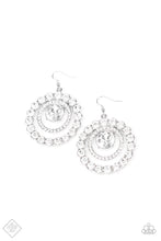 Load image into Gallery viewer, Glitzy Gamble Papazzai White Bling Earrings