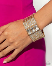 Load image into Gallery viewer, Dramatic Diva - Gold Bling Bracelet