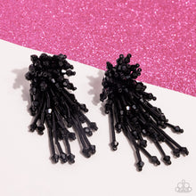 Load image into Gallery viewer, Congratulatory Charm - Black Earrings