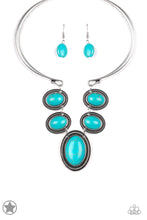 Load image into Gallery viewer, River Ride Paparazzi Blue Necklace