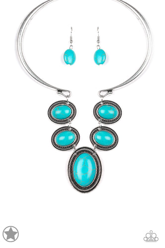 River Ride Paparazzi Blue Necklace
