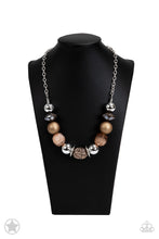 Load image into Gallery viewer, A Warm Welcome Paparazzi Brown and Copper Necklace