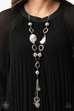 Load image into Gallery viewer, Total Eclipse Of the Heart Paparazzi Silver Necklace