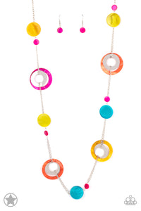 Kaleidoscopically Captivating Paparazzi Multi Colored Necklace