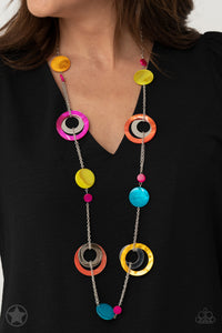 Kaleidoscopically Captivating Paparazzi Multi Colored Necklace