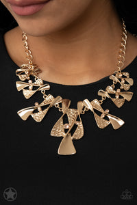 The Sands of Time Paparazzi Gold Necklace