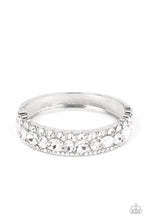 Load image into Gallery viewer, Mega Megawatt Paparazzi White Bling Bracelet