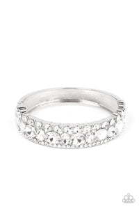 Mega Megawatt Paparazzi White Bling Bracelet