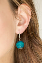 Load image into Gallery viewer, Oh My Miami Paparazzi Blue Wood Necklace