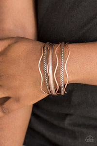 Zesty Zimbabwe Paparazzi Copper Bracelet