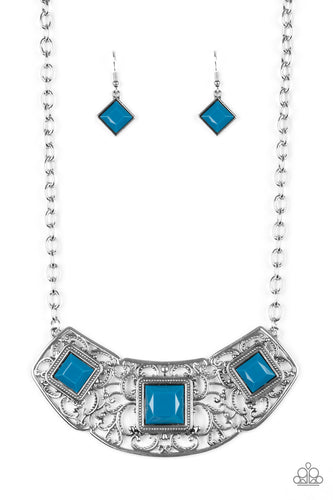 Feeling Inde-PENDANT Paparazzi Blue Necklace