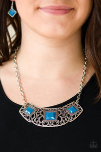 Feeling Inde-PENDANT Paparazzi Blue Necklace