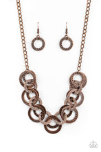 Load image into Gallery viewer, Treasure Tease Paparazzi Copper Necklace