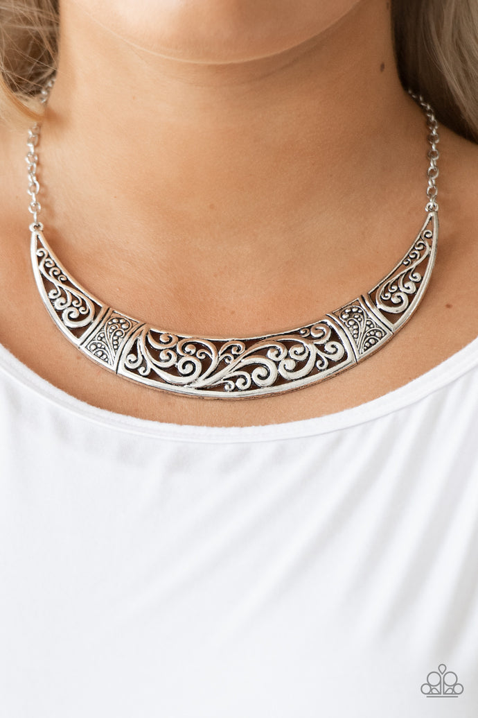 Bull In A China Shop Paparazzi Silver Necklace