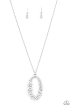 Load image into Gallery viewer, Spotlight Social Paparazzi White Bling Necklace