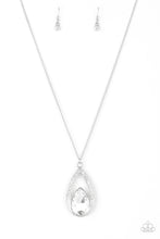 Load image into Gallery viewer, Notorious Noble Paparazzi White Bling Necklace