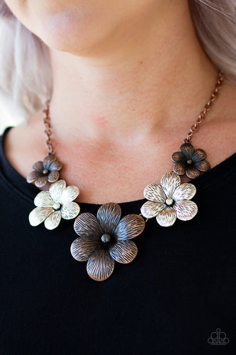 Secret Garden Paparazzi Multi Copper and Silver Necklace