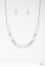 Load image into Gallery viewer, Take Note Paparazzi White Pearl Necklace