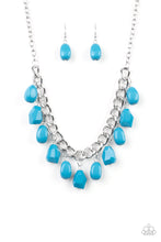 Load image into Gallery viewer, Take The COLOR Wheel! Paparazzi Blue Necklace