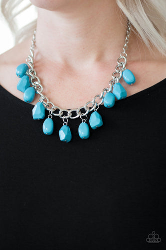 Take The COLOR Wheel! Paparazzi Blue Necklace