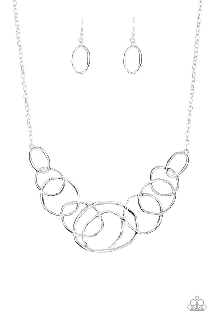 All Around Radiance Paparazzi Silver Necklace