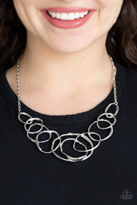 All Around Radiance Paparazzi Silver Necklace