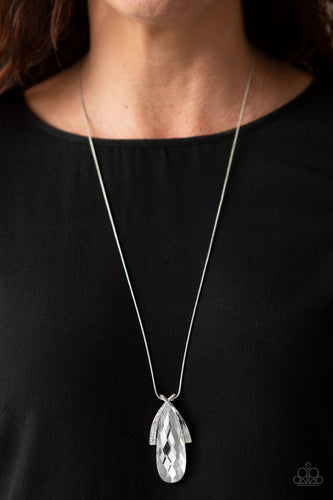 Stellar Sophistication Paparazzi White Bling Necklace