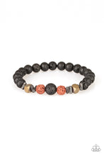 Load image into Gallery viewer, Empowered Paparazzi Red Black Beaded Bracelet