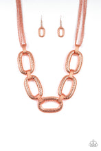 Load image into Gallery viewer, Take Charge Paparazzi Copper Necklace