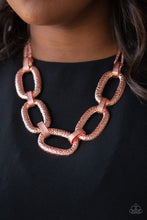 Load image into Gallery viewer, Take Charge Paparazzi Copper Necklace