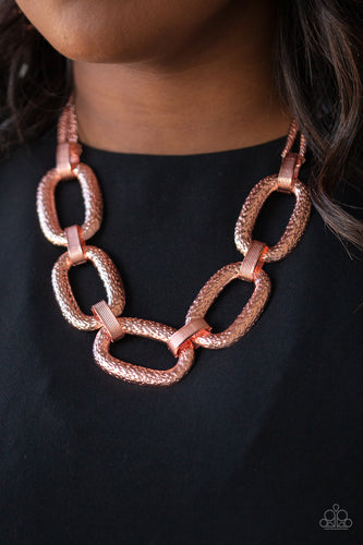 Take Charge Paparazzi Copper Necklace
