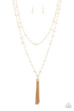 Load image into Gallery viewer, Social Hour Paparazzi Gold Pearl Necklace