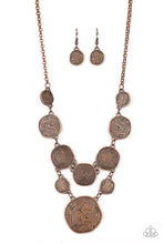 Load image into Gallery viewer, Metallic Patchwork Paparazzi Copper Necklace