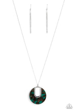Load image into Gallery viewer, Setting The Fashion Paparazzi Green Acrylic Necklace