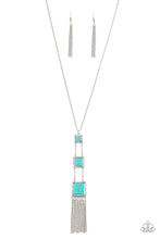 Load image into Gallery viewer, This Land Is Your Land Paparazzi Blue Turquoise Stone Necklace