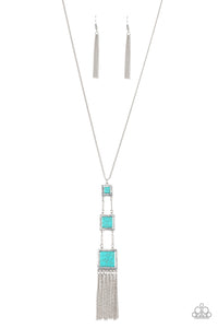 This Land Is Your Land Paparazzi Blue Turquoise Stone Necklace