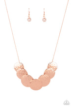 Load image into Gallery viewer, RADIAL Waves Paparazzi Copper Necklace