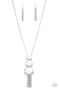 As MOON As I Can Paparazzi White Necklace