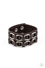 Load image into Gallery viewer, Throttle It Out Paparazzi Brown Urban Bracelet