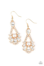 Load image into Gallery viewer, Prismatic Presence Paparazzi Gold Earrings