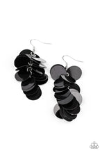 Load image into Gallery viewer, Now You SEQUIN It Paparazzi Black Earrings