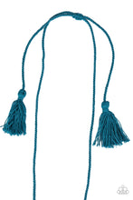 Load image into Gallery viewer, Between You and MACRAME Paparazzi Blue Necklace