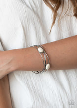 Load image into Gallery viewer, Desert Lagoon Paparazzi White Stone Bracelet