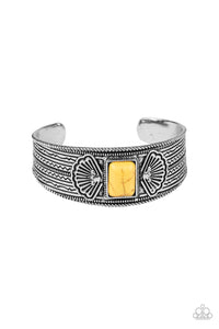 Ocean Mist Paparazzi Yellow Bracelet