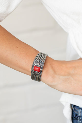 Ocean Mist Paparazzi Red Bracelet