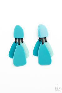 All FAUX One Paparazzi Blue Earrings