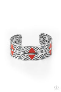 Hidden Glyphs Paparazzi Red Bracelet
