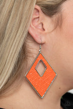 Load image into Gallery viewer, Woven Wanderer Paparazzi Orange Earrings