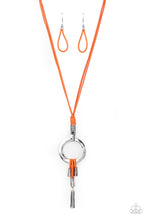 Load image into Gallery viewer, Tranquil Artisan Paparazzi Orange Necklace