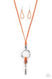 Tranquil Artisan Paparazzi Orange Necklace